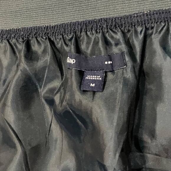 Gap Women's Navy/Tan Elastic Waist Fully Lined Mini Skirt w/ Pockets | Size M - Picture 9 of 11